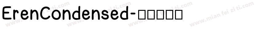 ErenCondensed字体转换