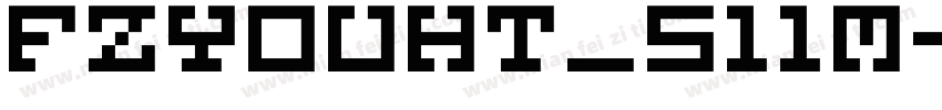 FZYouHT_511M字体转换