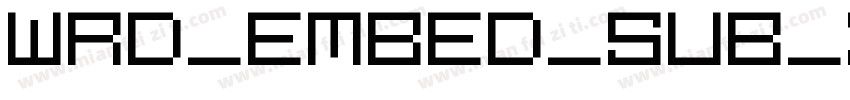 WRD_EMBED_SUB_39字体转换