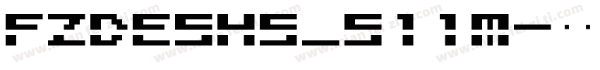 FZDESHS_511M字体转换