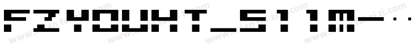 FZYouHT_511M字体转换