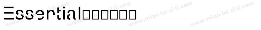 Essential字体转换