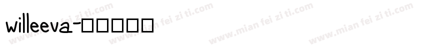 willeeva字体转换