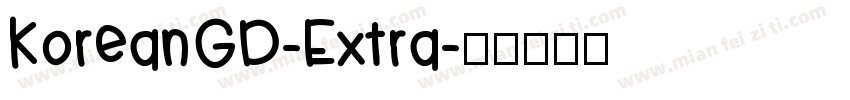KoreanGD-Extra字体转换