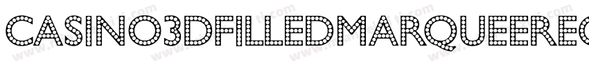 Casino3DFilledMarqueeRegular-ZVKlB字体转换
