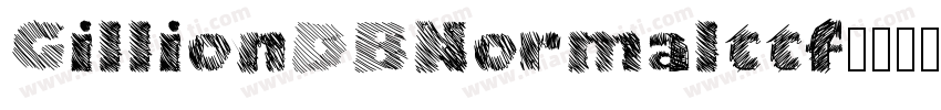 GillionDBNormalttf字体转换