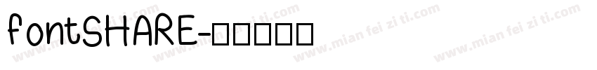 fontSHARE字体转换