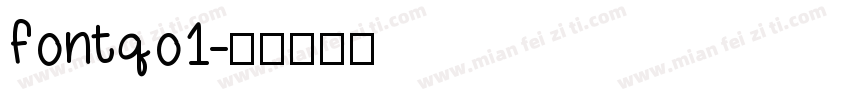 fontqo1字体转换