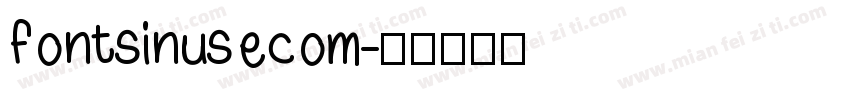 fontsinusecom字体转换