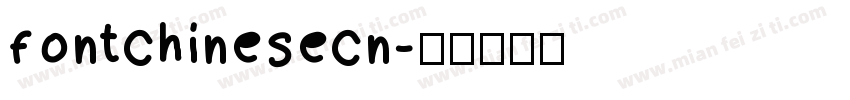 fontchinesecn字体转换