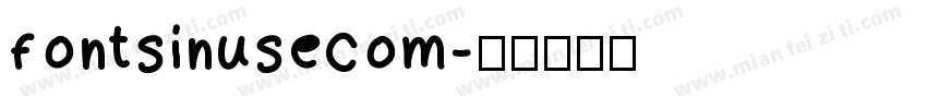 fontsinusecom字体转换