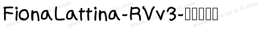 FionaLattina-RVv3字体转换