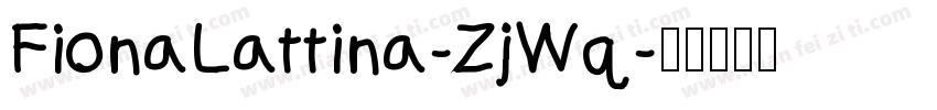 FionaLattina-ZjWq字体转换
