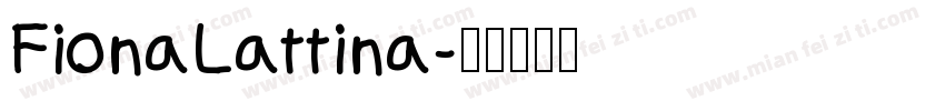 FionaLattina字体转换