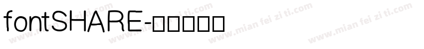 fontSHARE字体转换