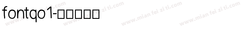 fontqo1字体转换