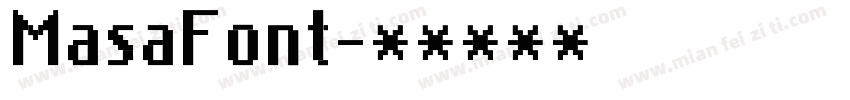 MasaFont字体转换