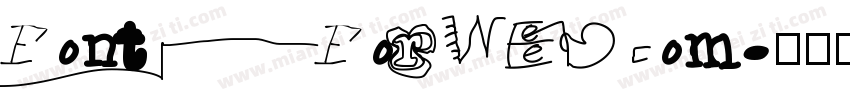 FontsForWebcom字体转换
