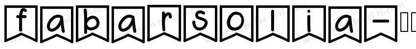 fabarsolia字体转换