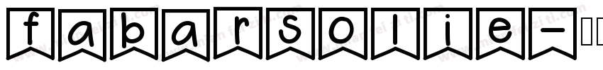 fabarsolie字体转换