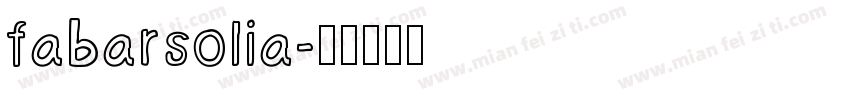 fabarsolia字体转换