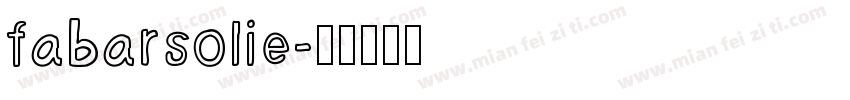 fabarsolie字体转换