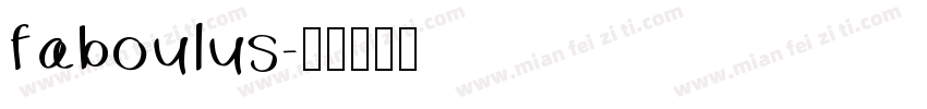 faboulus字体转换
