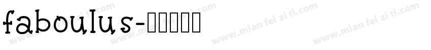 faboulus字体转换