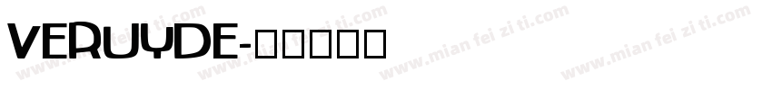 VERUYDE字体转换