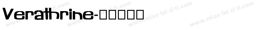 Verathrine字体转换