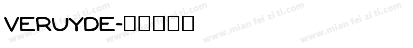 VERUYDE字体转换