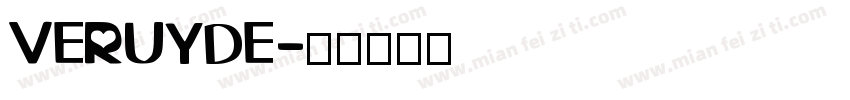 VERUYDE字体转换