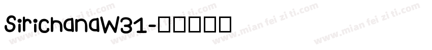 SirichanaW31字体转换