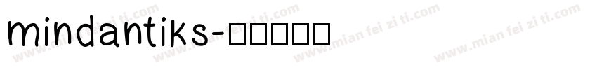 mindantiks字体转换