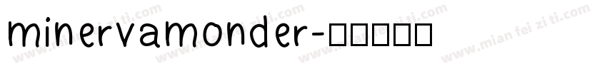 minervamonder字体转换