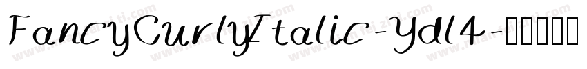 FancyCurlyItalic-Ydl4字体转换
