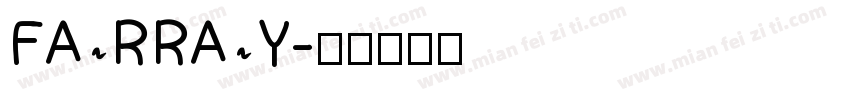 FARRAY字体转换