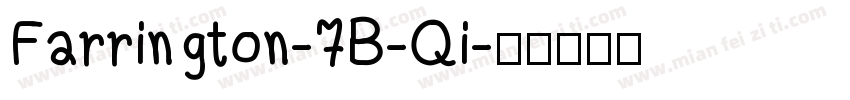 Farrington-7B-Qi字体转换