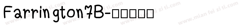 Farrington7B字体转换