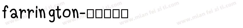 farrington字体转换