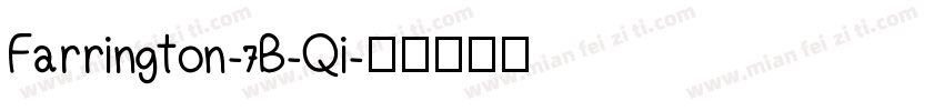 Farrington-7B-Qi字体转换
