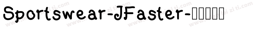 Sportswear-JFaster字体转换