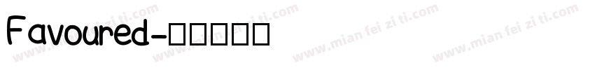 Favoured字体转换