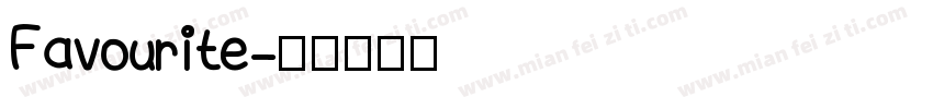Favourite字体转换