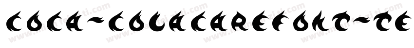 COCA-COLACAREFONT-TE字体转换