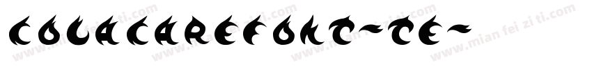 COLACAREFONT-TE字体转换