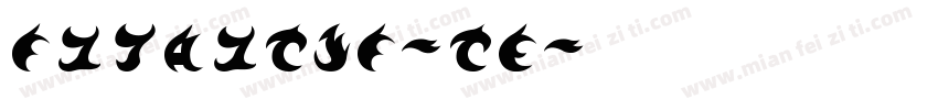 FZYAZTJF_TE字体转换