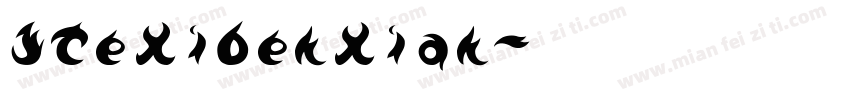 JTeXiDenXian字体转换