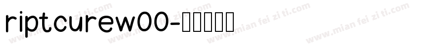riptcurew00字体转换