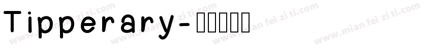 Tipperary字体转换